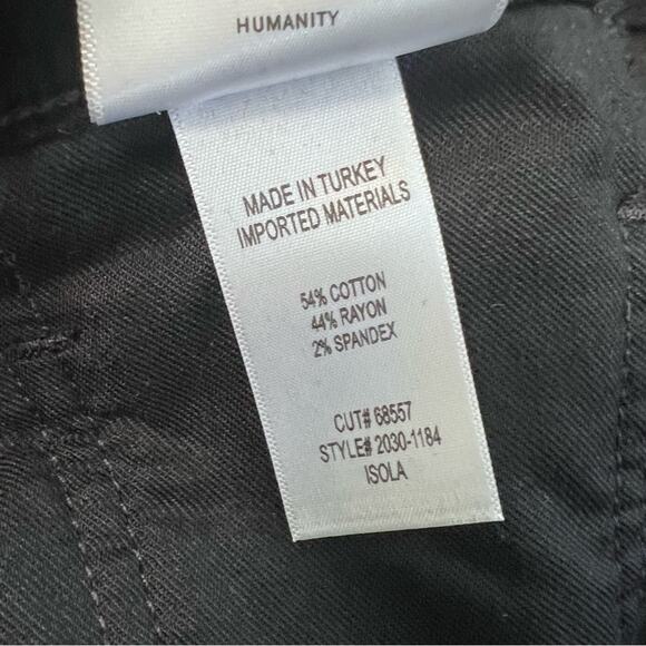 NEW Citizens of Humanity Isola Cropped Boot Cut in Black Velvet Sz 28 - Picture 6 of 9